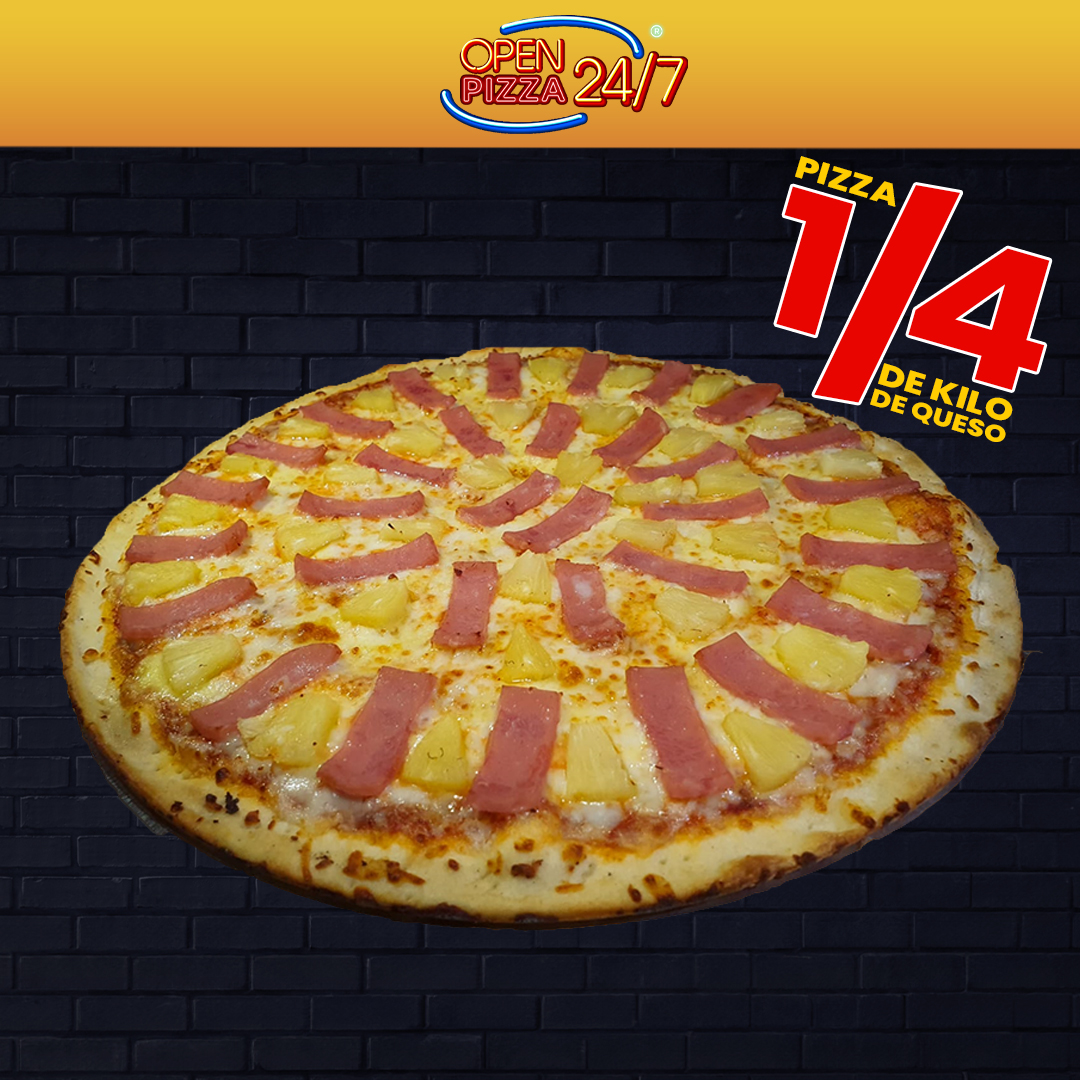 Pizza Hawaiana.-