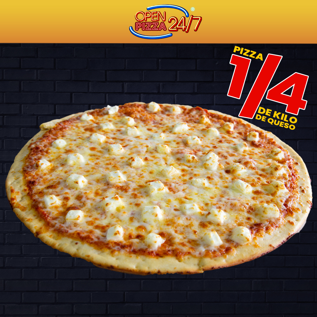 Pizza 4 Quesos.-