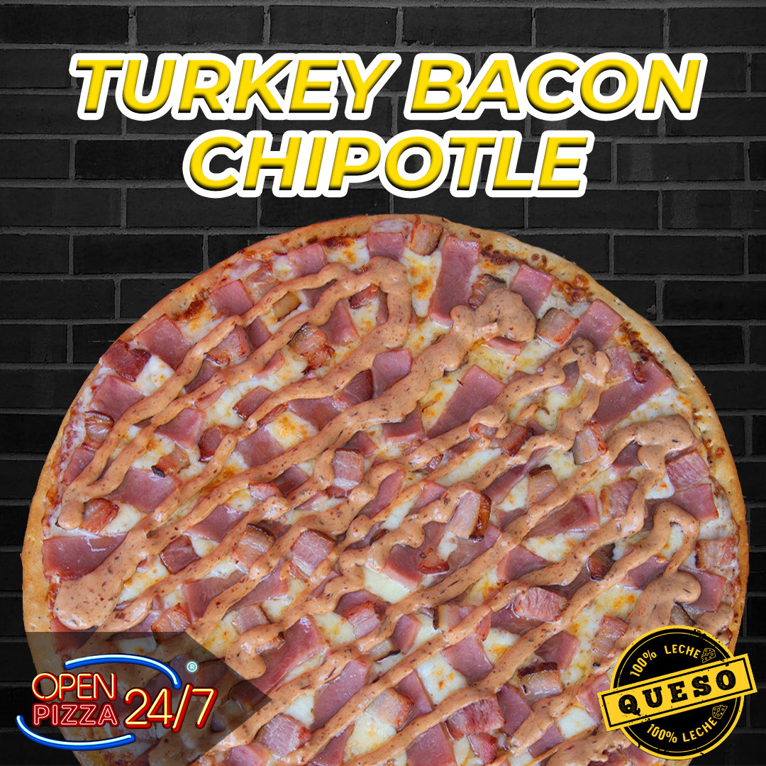 Pizza Turkey Bacon Chipotle